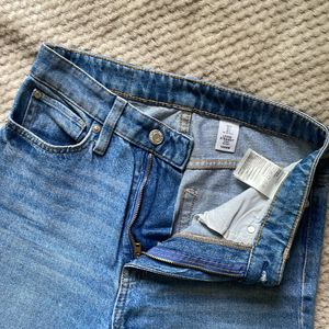 H&M Loose Straight High Waist Denim