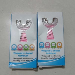 Toothbrush For Babies, Wrapped U-Shaped