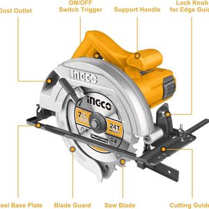 New Ingco Circular Electrical Saw 1400 W