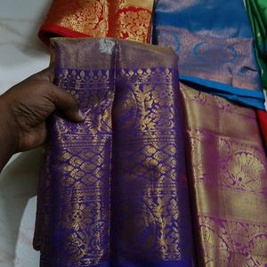 9 Unstitched Pattu Blouse Pieces