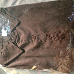 Oversized Brown Shirt