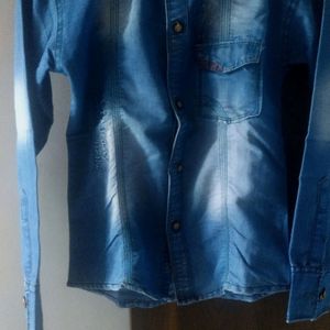 Blue Denim Shirt