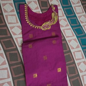 Festive wear New Silk Kurta With Embroidery