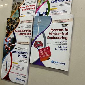 5 Books Brand New- FY Engineering sem1&2