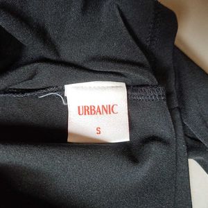 URBANIC Black Crop Top