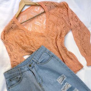 Pinterest Crochet Oversized Pullover Top