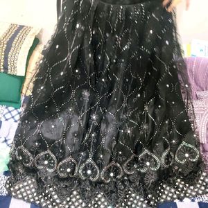 🖤🖤 Black Stylish Heavy Lehnga