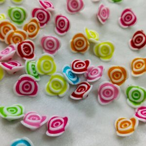 50 Pis Flower Material Acrylic