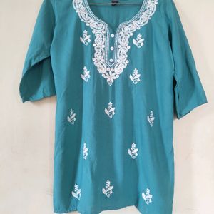 Chickankari Short Kurti