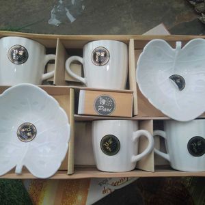 Tea Cups Glass Set