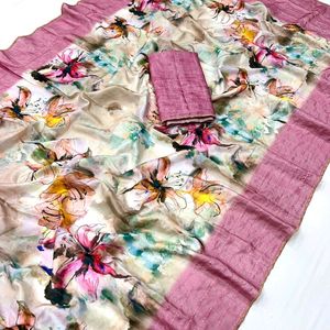 Premium Tussar Silk Saree For Women