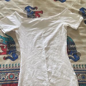 H&M Off Shoulder White Top