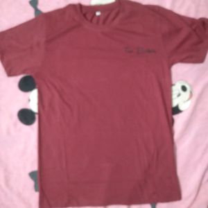 Red Colour T Shirt For Boys