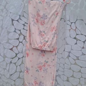 Floral Pink Night suit Set