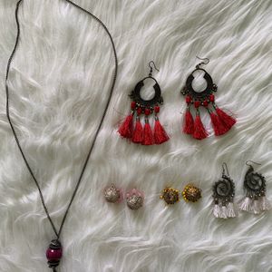 Combo Jhumka & Necklace