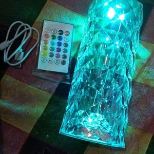 Diamond Crystal Lamp With Touch Sensor And Remote