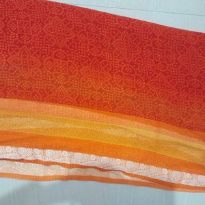 Chunari Print Saree