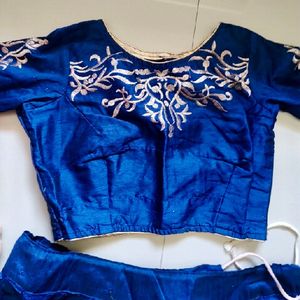 Lehenga Choli Set(blue)💙