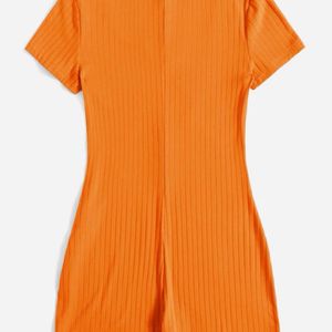 Orange Playsuit