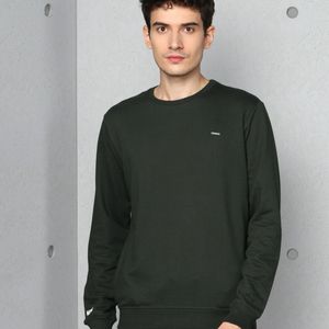 Men Green Sweatshirt