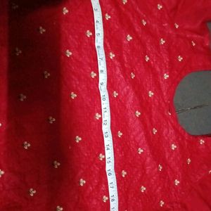 Red Green Kurta Set