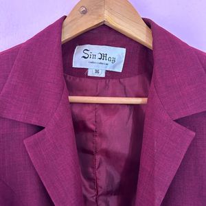 Ladies Maroon Coat🧥 Sin may Brand 💖