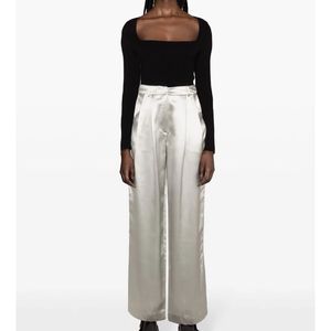 H&m Satin Wide Leg Pants