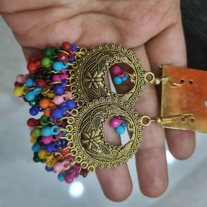 Multi Colour Jhumka