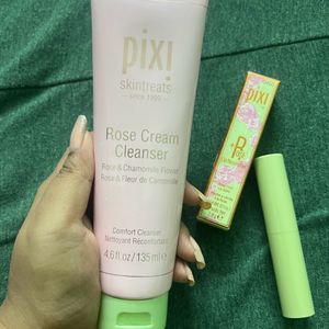 Combo PIXI Rose Cream Cleanse & +Rose Lip Balm