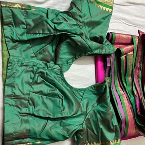 Silk blend saree for Sale