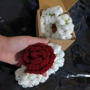 Crochet Rose Gajra