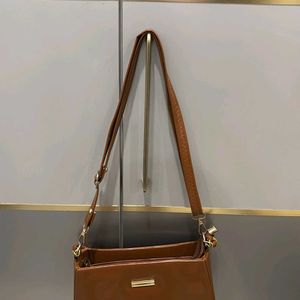 TAN HANDBAG