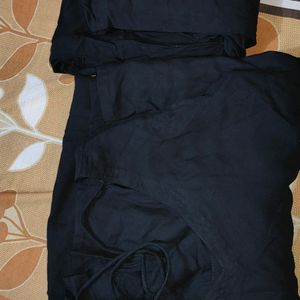 Black Kurta With Pant