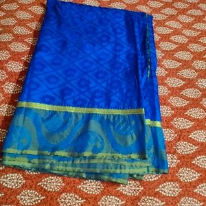 Blue Saree