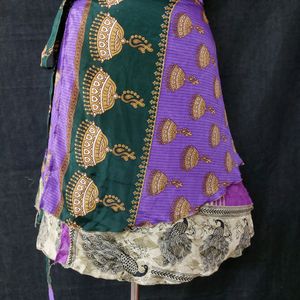 Silk SAREE WRAP SKIRT