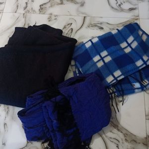 Combo Of Woollen Stoles And Muffler