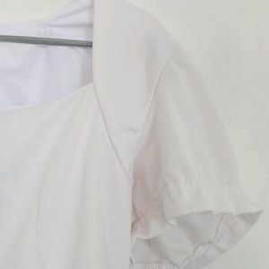 White Formal Top