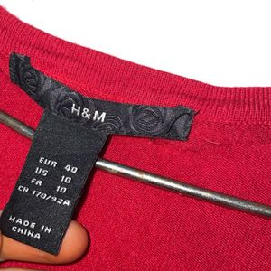 H&m Red Cardigan