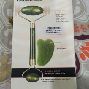 Brand New Face Roller And Gua Sha Massager Combo