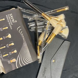 11ps Of Makeup Brushes With Savni Bag