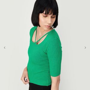 Y2k Max Ribbed Top