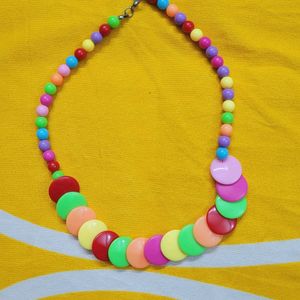 Colorful Light Weight Necklace For Girls