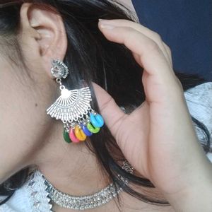 Oxidised Jhumkas