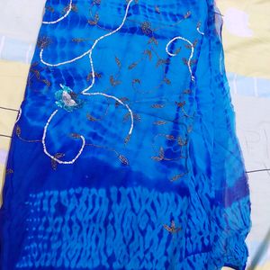 Pure Georgett Heavy Saree