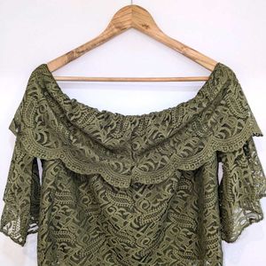 Limited: Off Shoulder Net Top!!