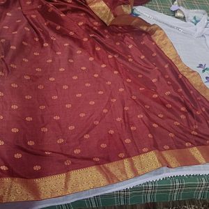 New Saree With Attach Blouse