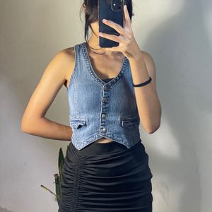 Zara Denim Vest