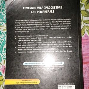 Advanced Microprocessors And Peripherals