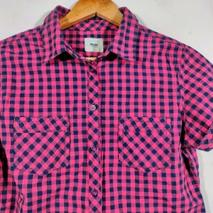 MAX Checked Shirt Top