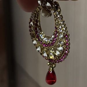 Beautiful Pink-Colored Earrings (No brand)